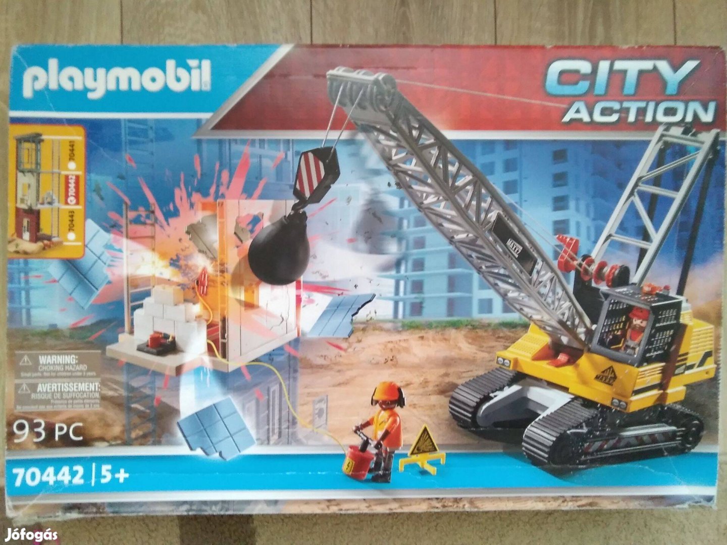 Playmobil lánctalpas markoló 70442