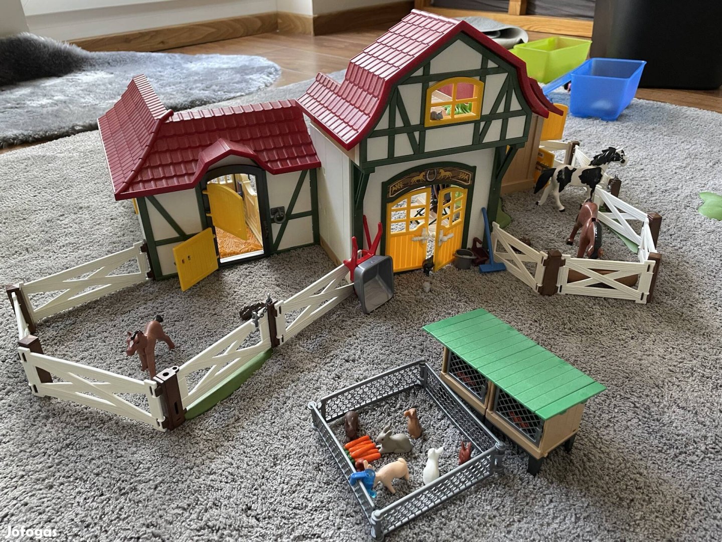 Playmobil lovarda és nyúlfarm