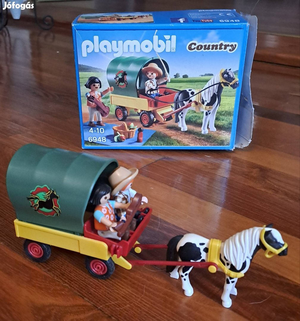 Playmobil lovaskocsi