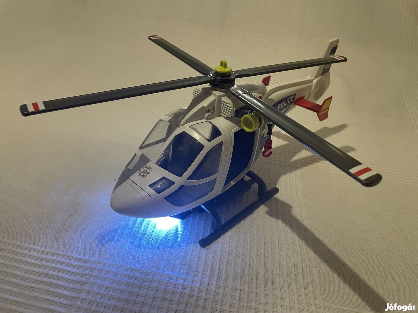 Playmobil rendőr helikoper ledes lámpával