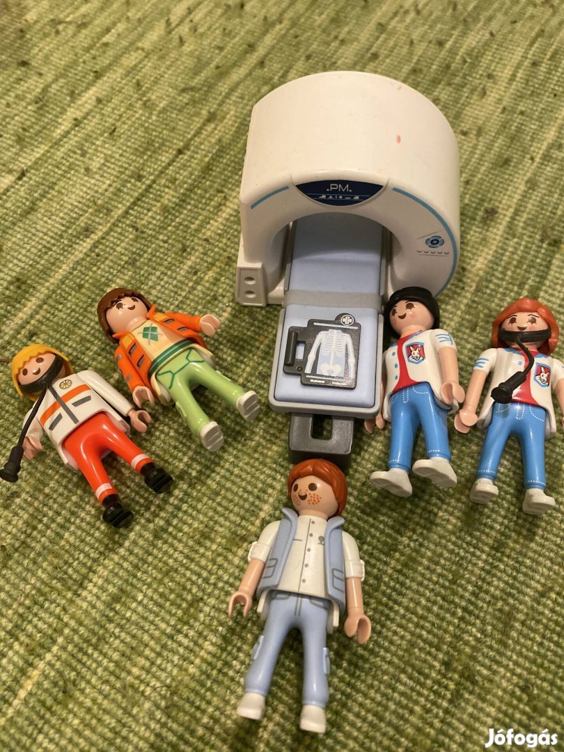 Playmobil röntgengép szett orvossal, mentőssel