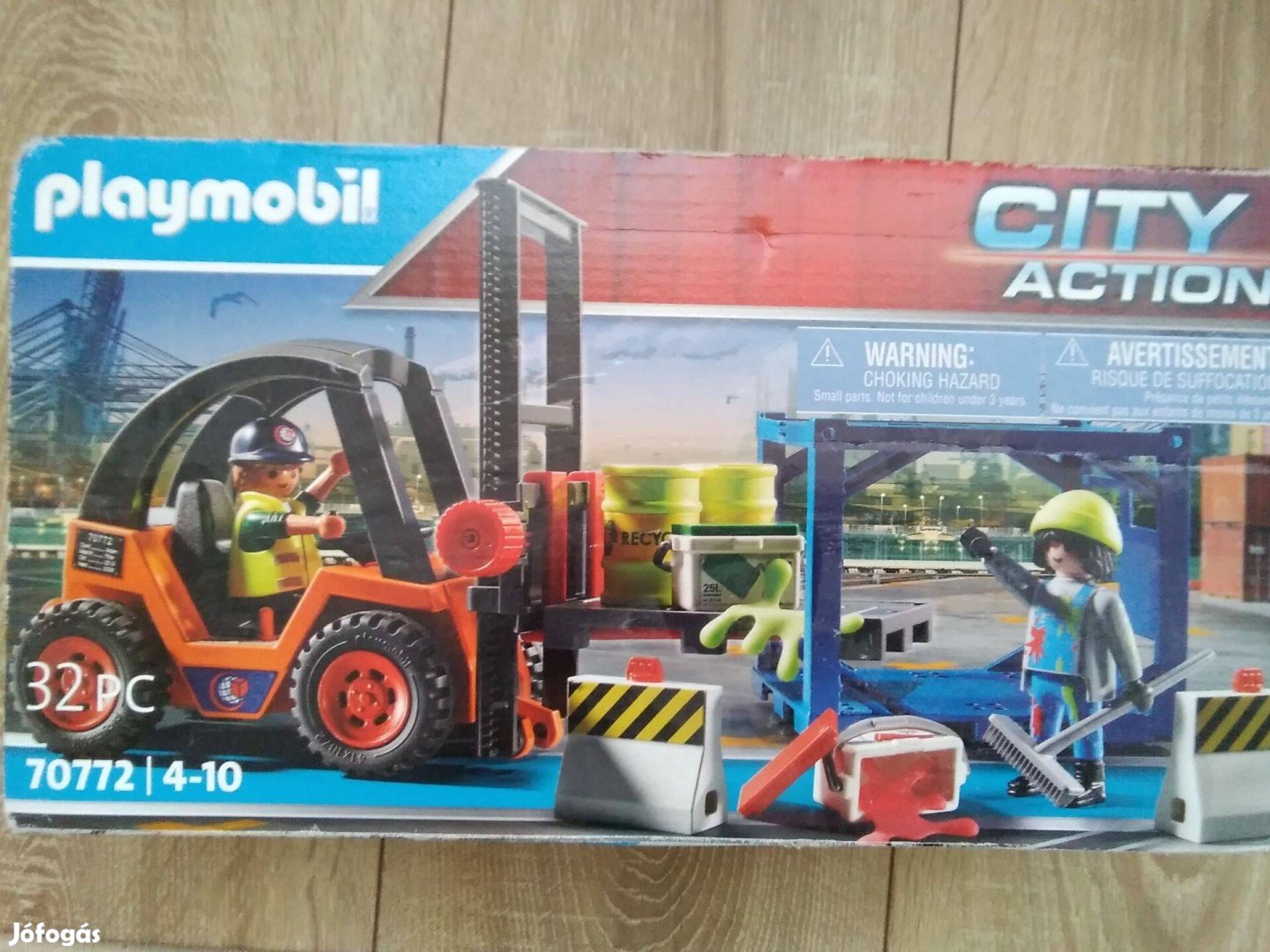 Playmobil targonca szállítmánnyal 70772