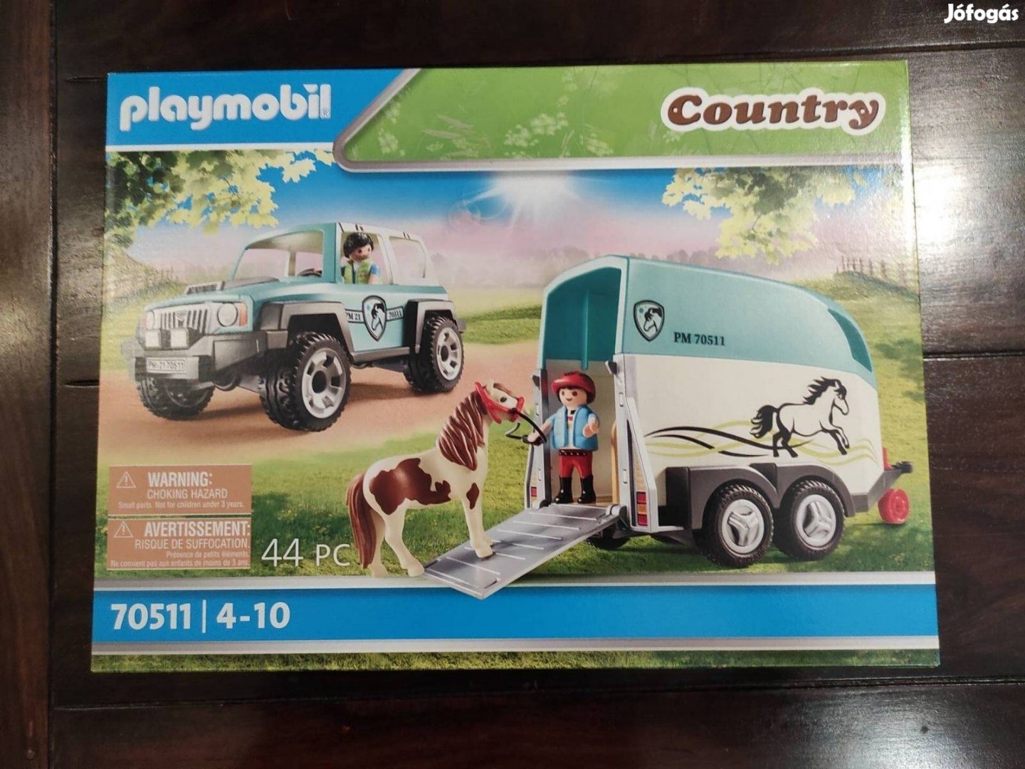 Playmobil terepjáró pónilószállítóval 70511