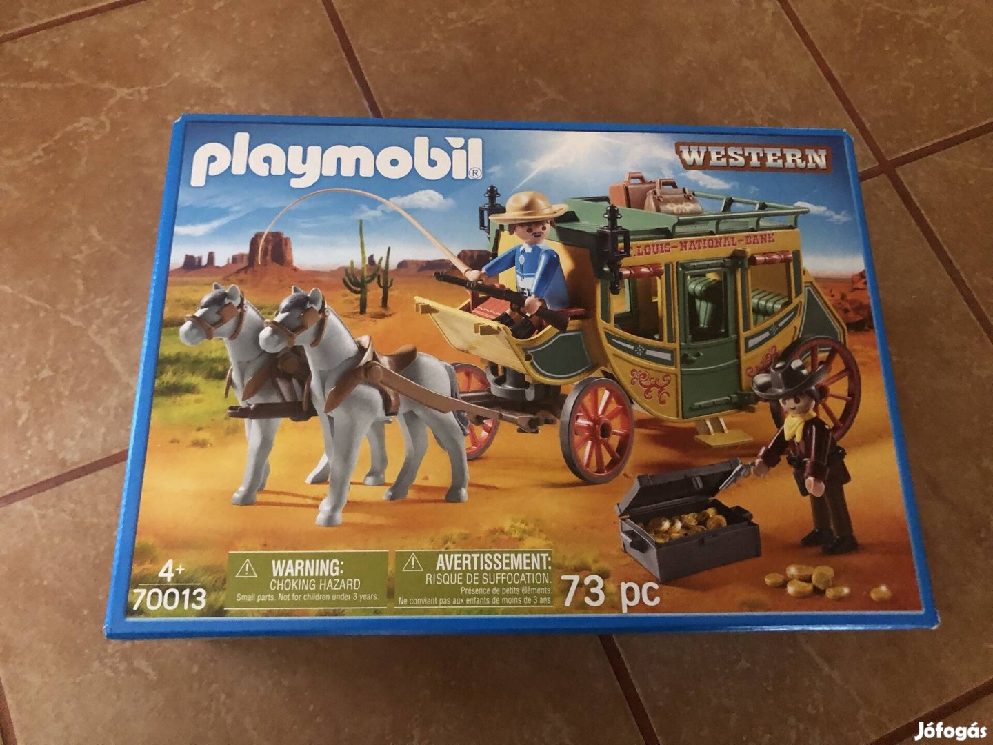 Playmobil western vadnyugati Lovaskocsi szekér postakocsi új 