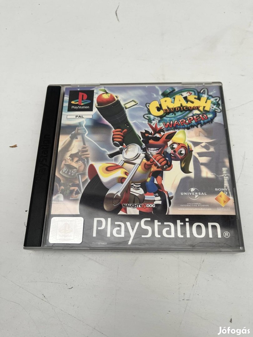 Playstation 1 PS PS1 Crash Bandicoot Warped játék 3