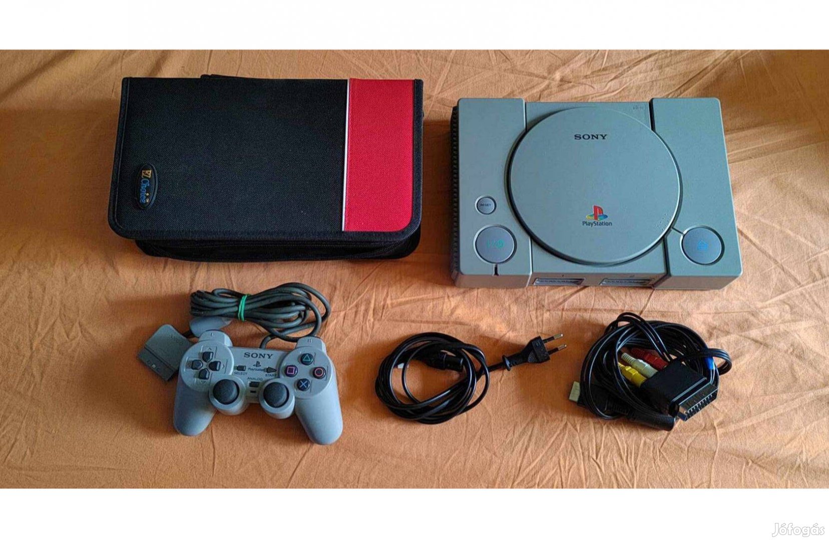 Playstation 1 chippelve + 65db játék - szép állapot -