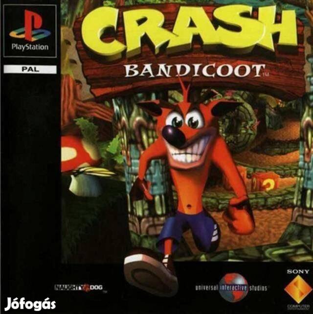 Playstation 1 játék Crash Bandicoot, Boxed