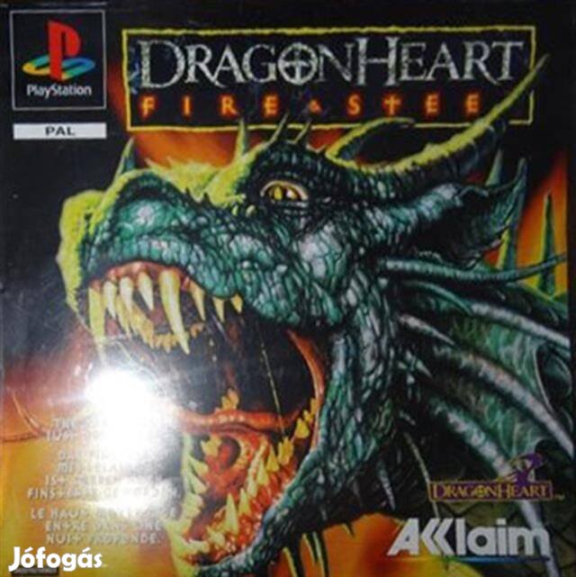 Playstation 1 játék Dragonheart Fire & Steel, Mint