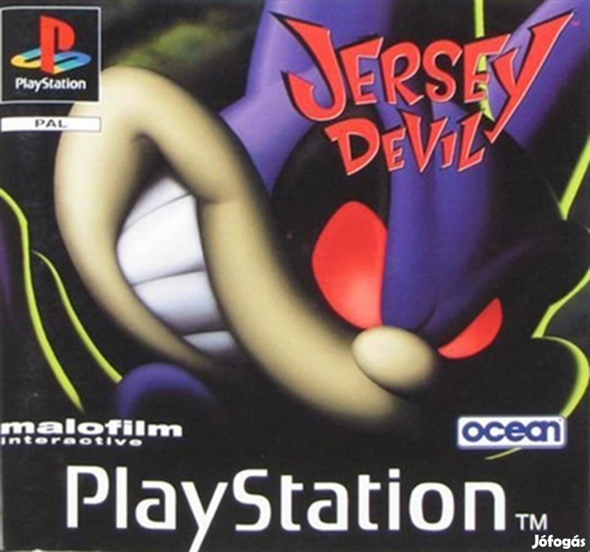 Playstation 1 játék Jersey Devil, Boxed