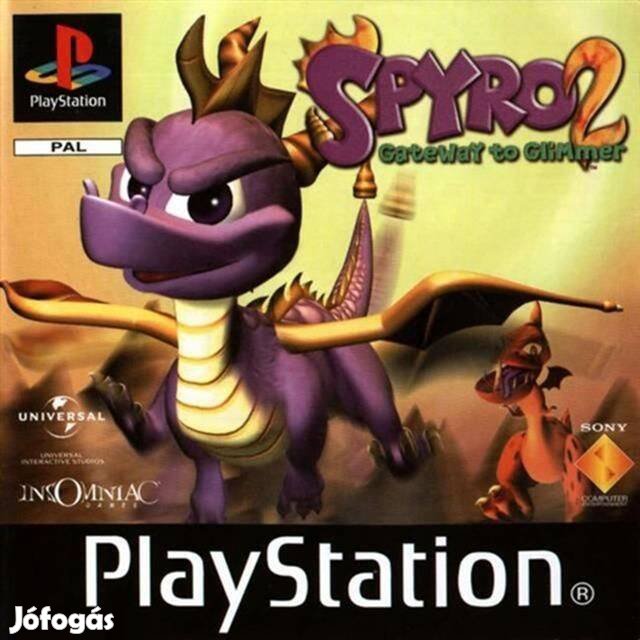 Playstation 1 játék Spyro 2 Gateway to Glimmer, Mint