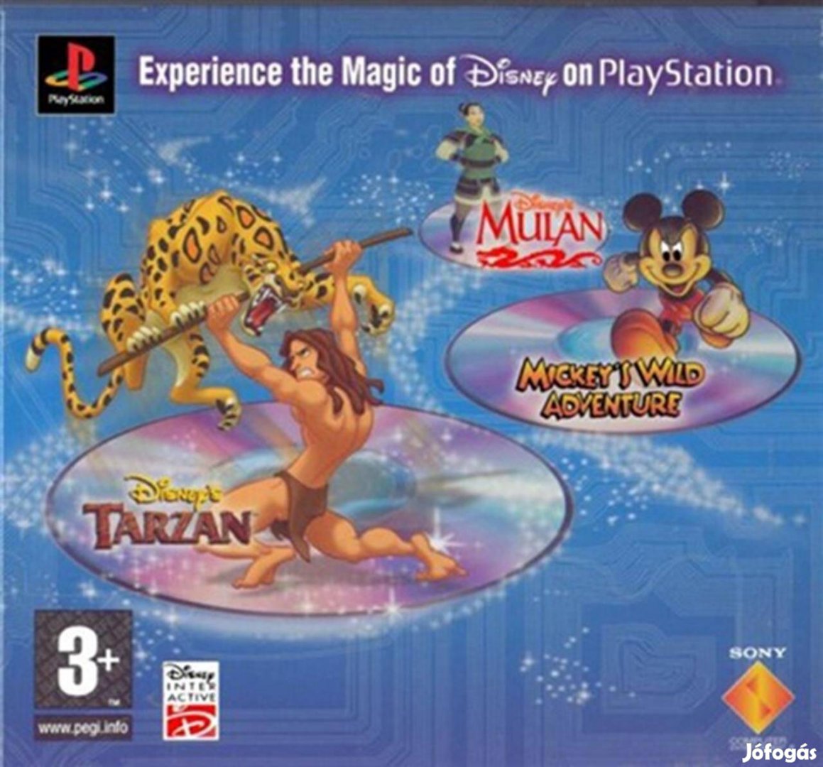 Playstation 1 játék Tarzan + Mulan + Mickey's Wild Adventure, Boxed