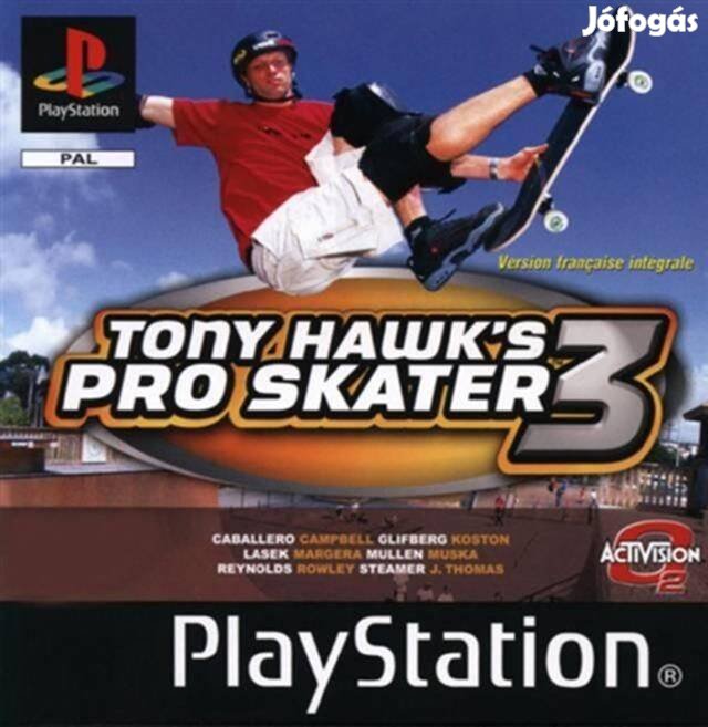 Playstation 1 játék Tony Hawk's Pro Skater 3, Mint
