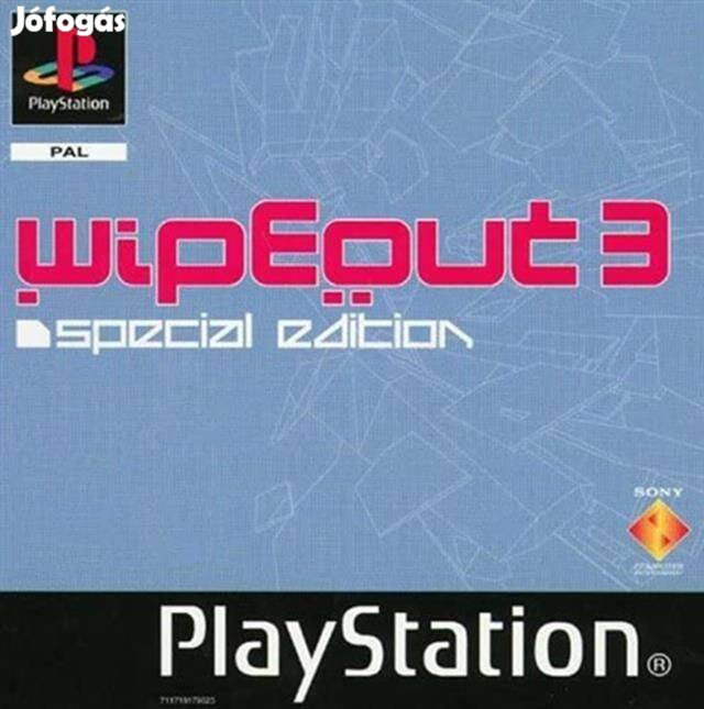Playstation 1 játék Wipeout 3, Special Ed., Mint