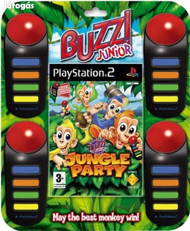 Playstation 2 Buzz Junior Jungle Party with Buzzers