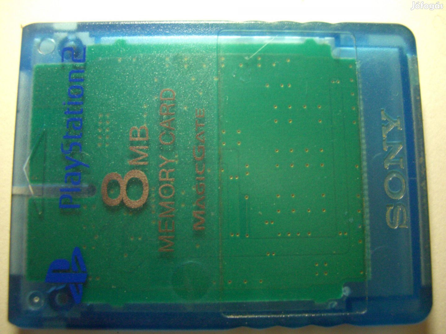 Playstation 2 -höz eredeti Kék Sony memóriakártya eladó