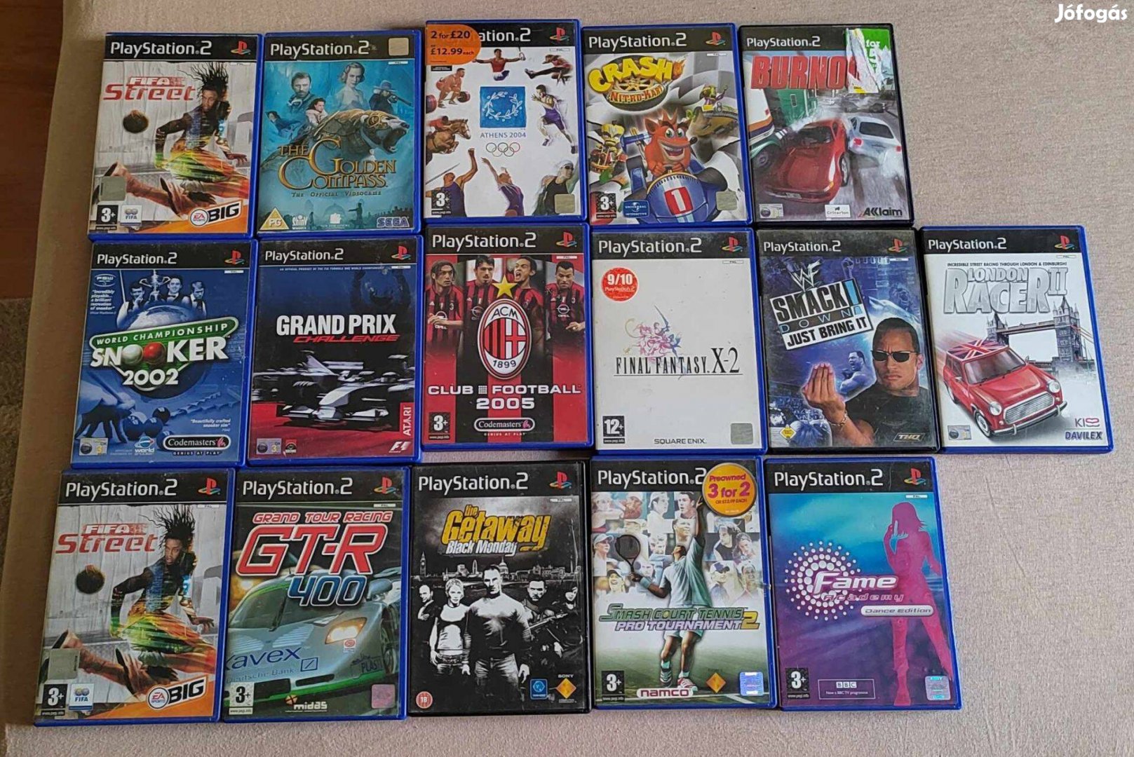 Playstation 2 gyári lemezek - szép állapotban -