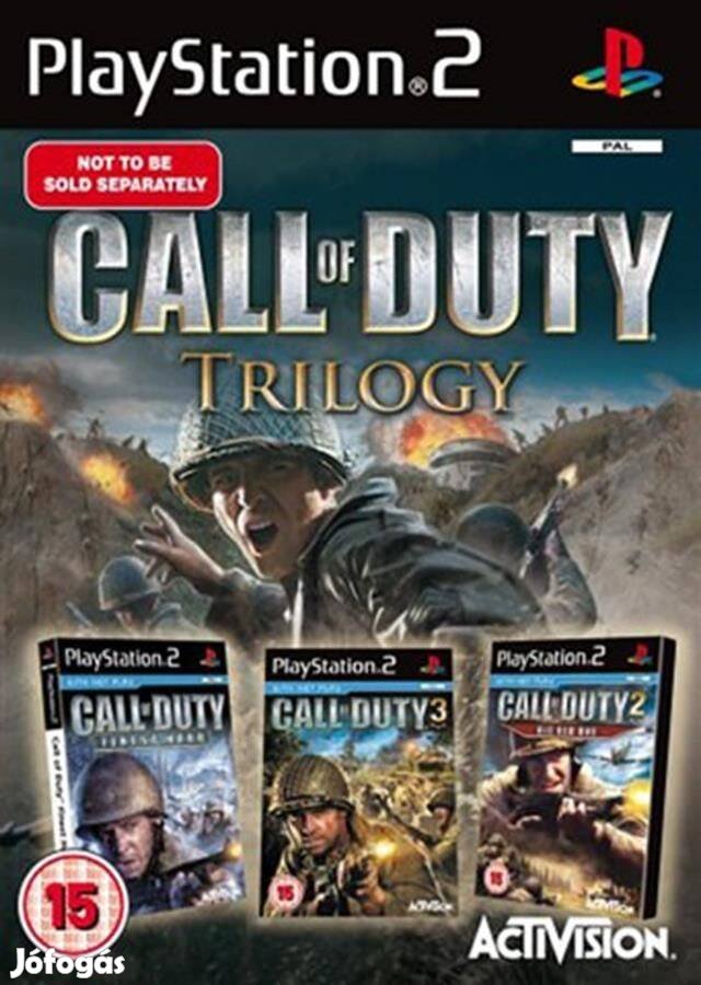 Playstation 2 játék Call of Duty Trilogy