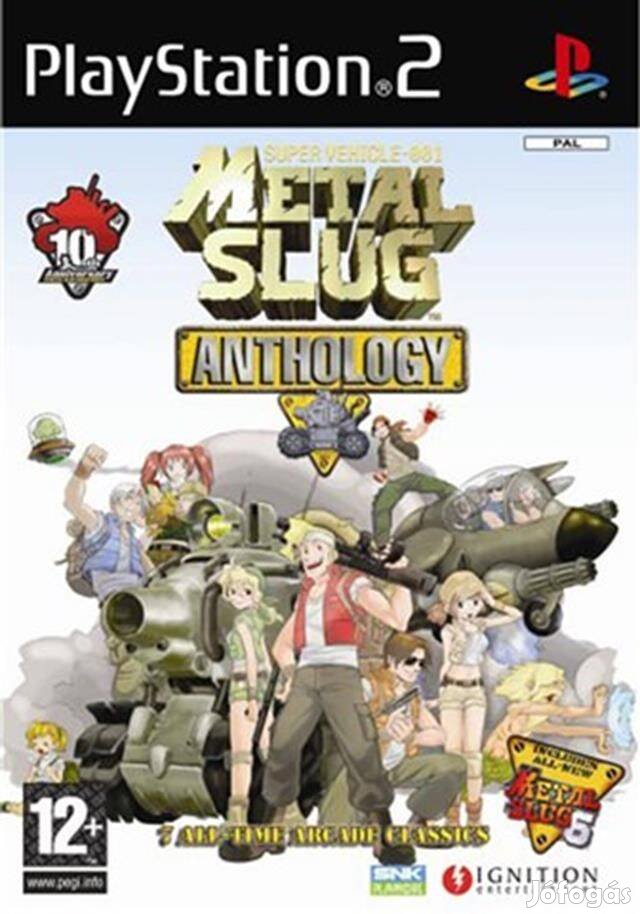 Playstation 2 játék Metal Slug Anthology