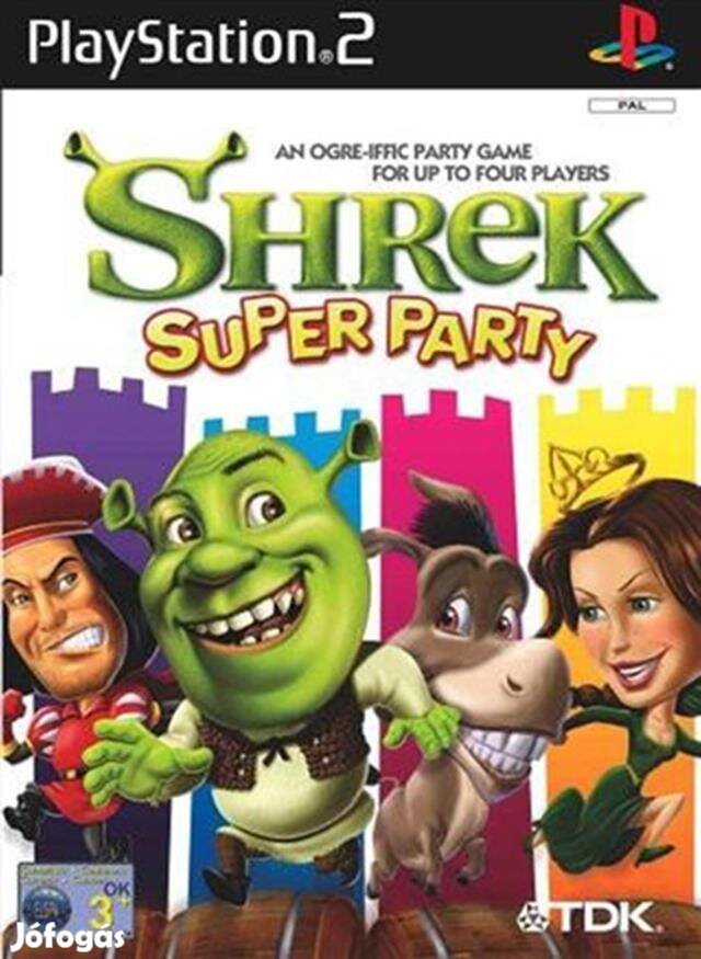 Playstation 2 játék Shrek Super Party
