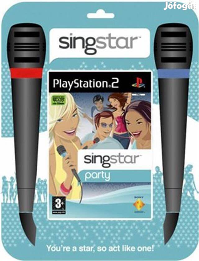 Playstation 2 játék Singstar Party + 2 Microphones