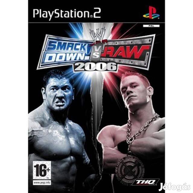 Playstation 2 játék WWE Smackdown Vs Raw 2006