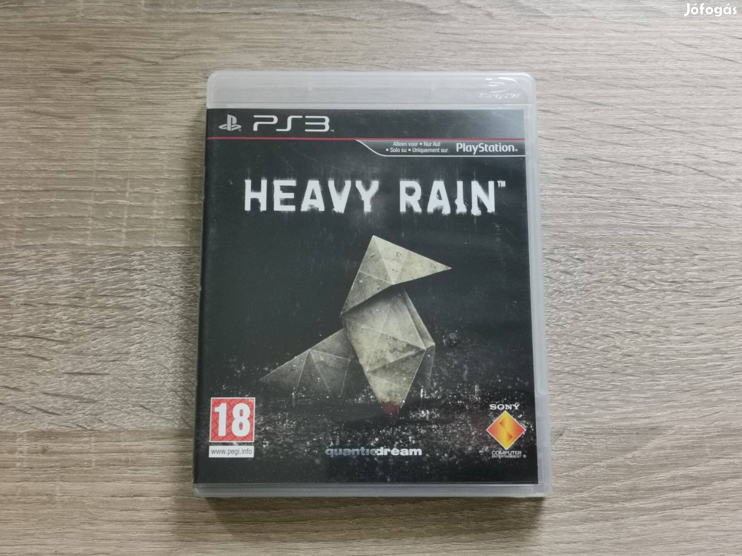 Playstation 3 Heavy Rain black label + ritka origami PAL PS3