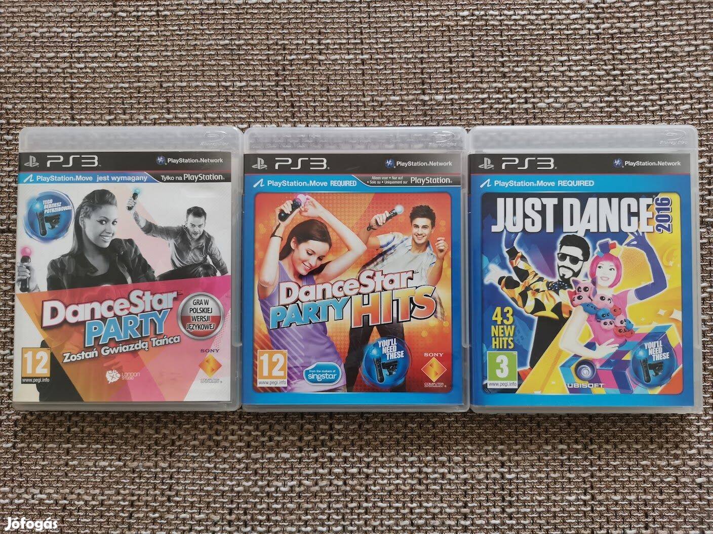 Playstation 3 Just Dance és Dance Star Party csomag PS3 Move-hoz