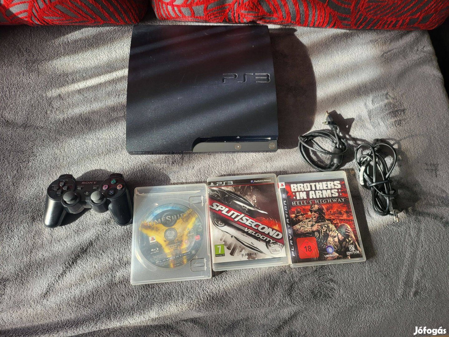 Playstation 3 Slim Cech-2504A 3játék - 1 kar