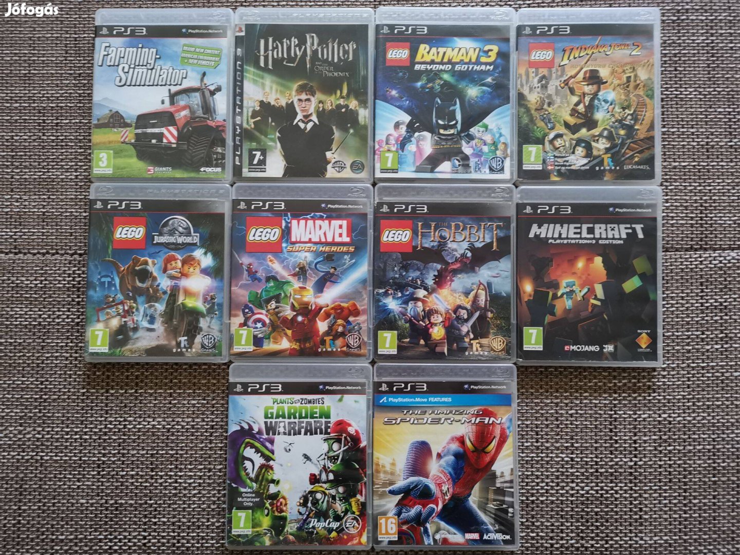 Playstation 3 / PS3 gyerek, sport, autós, verekedős címek, külön is