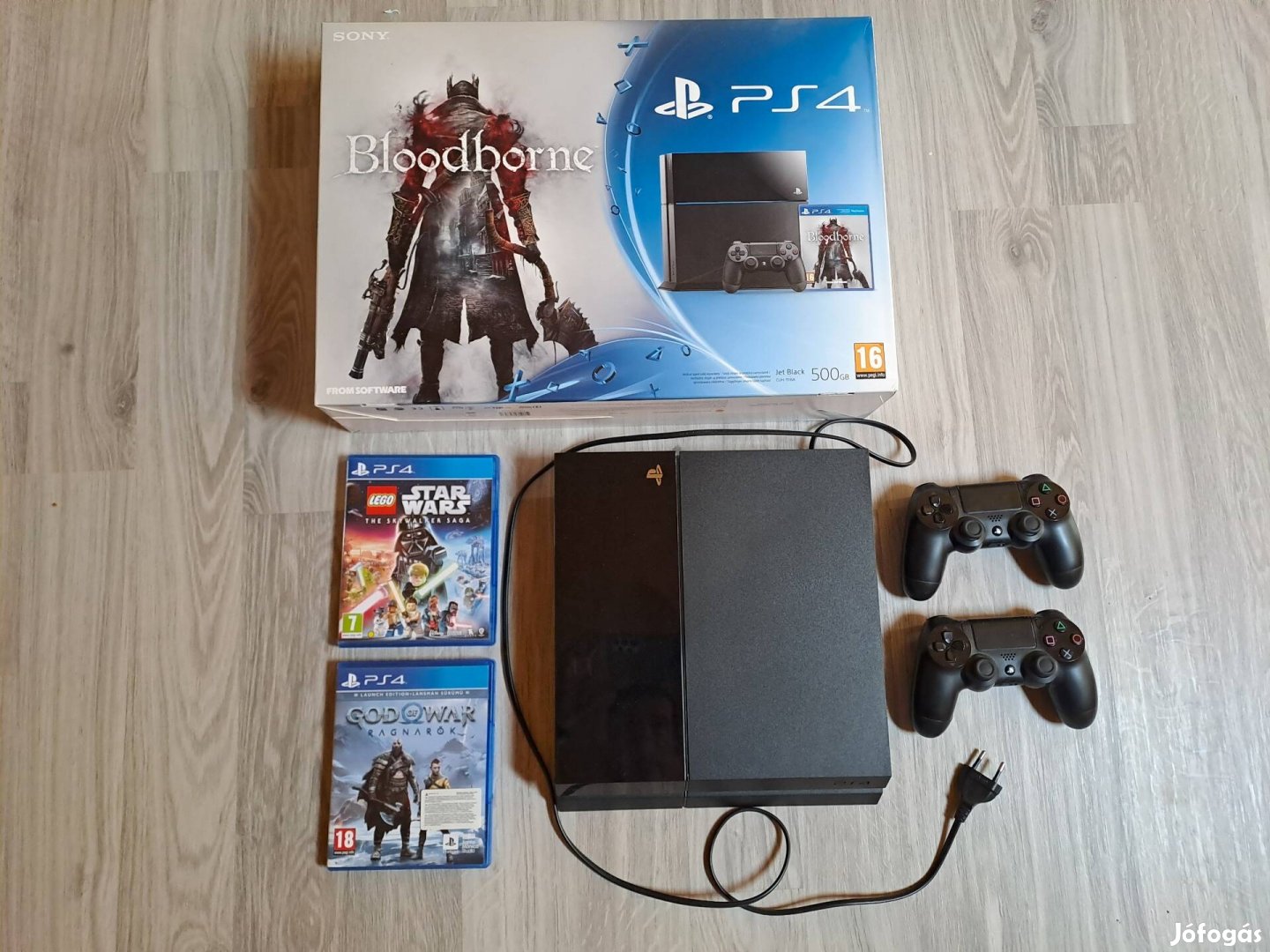 Playstation 4 Fat 500GB 2db kontroller 2db lemezes PS4 Játék