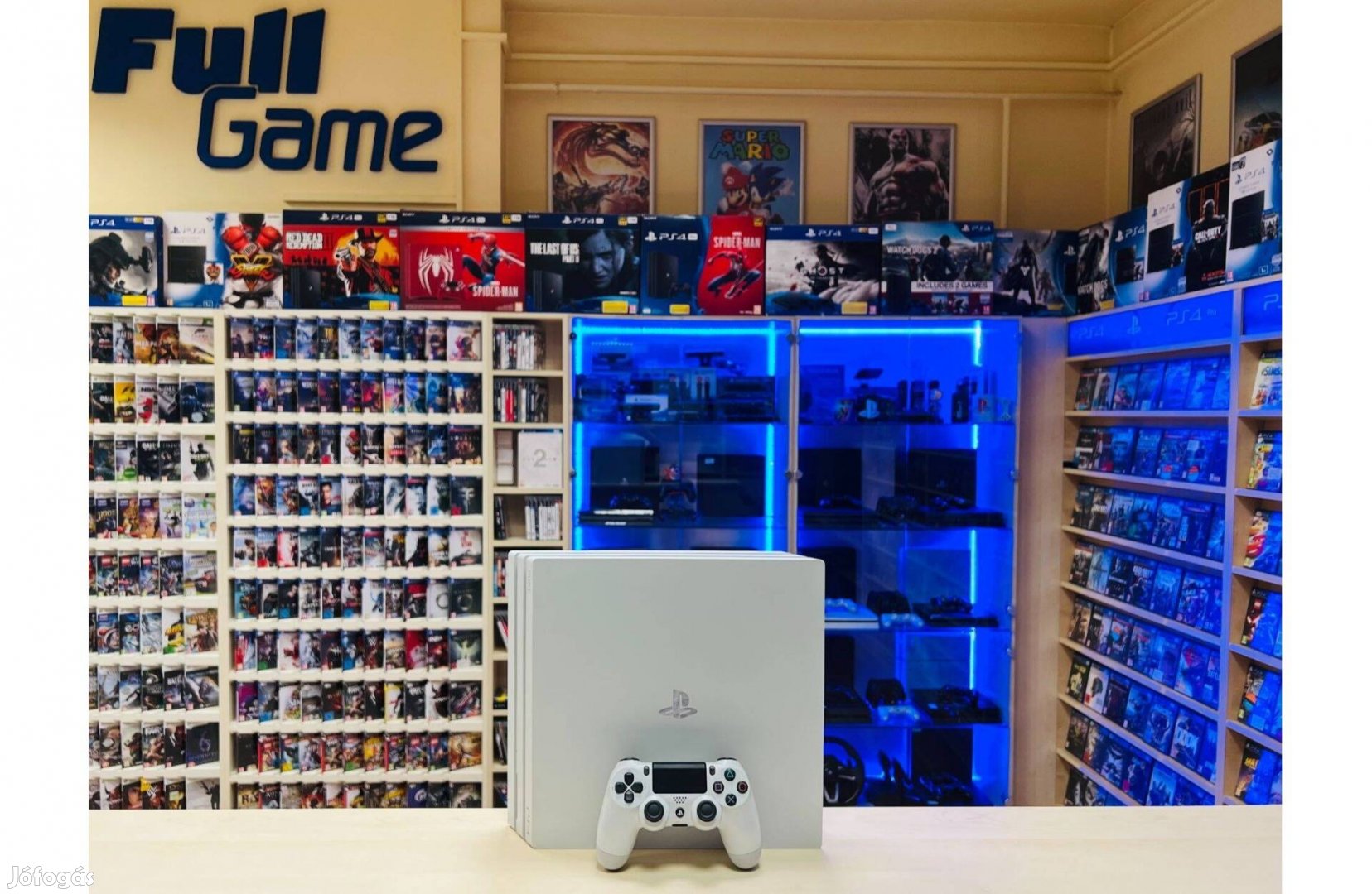 Playstation 4 Pro 1TB 3 hó garanciával akciós áron videojáték boltból