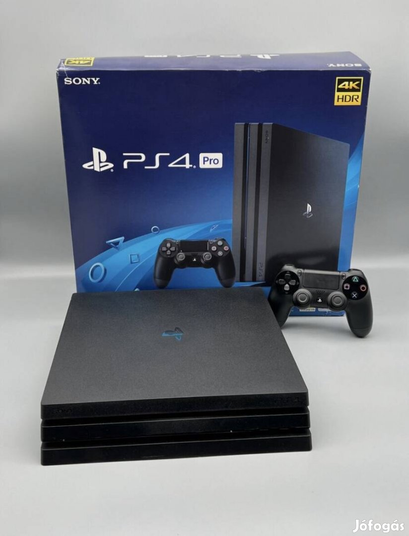 Playstation 4 Pro Ps4 Pro Minden gyári tartozékkal Teljesen kompletten