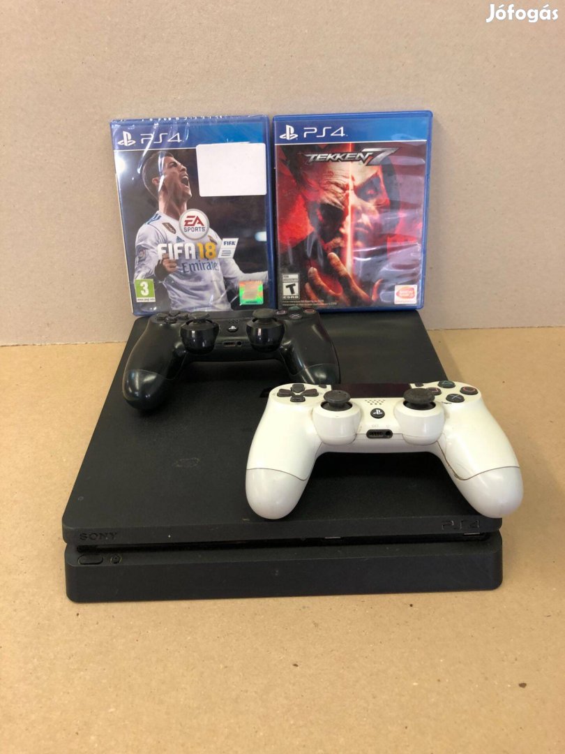 Playstation 4 Slim 1TB 2 Kontrollerel2 Játék