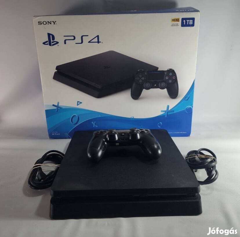 Playstation 4 Slim 1TB Ps4 Slim Kifogástalan állapotban Kompletten