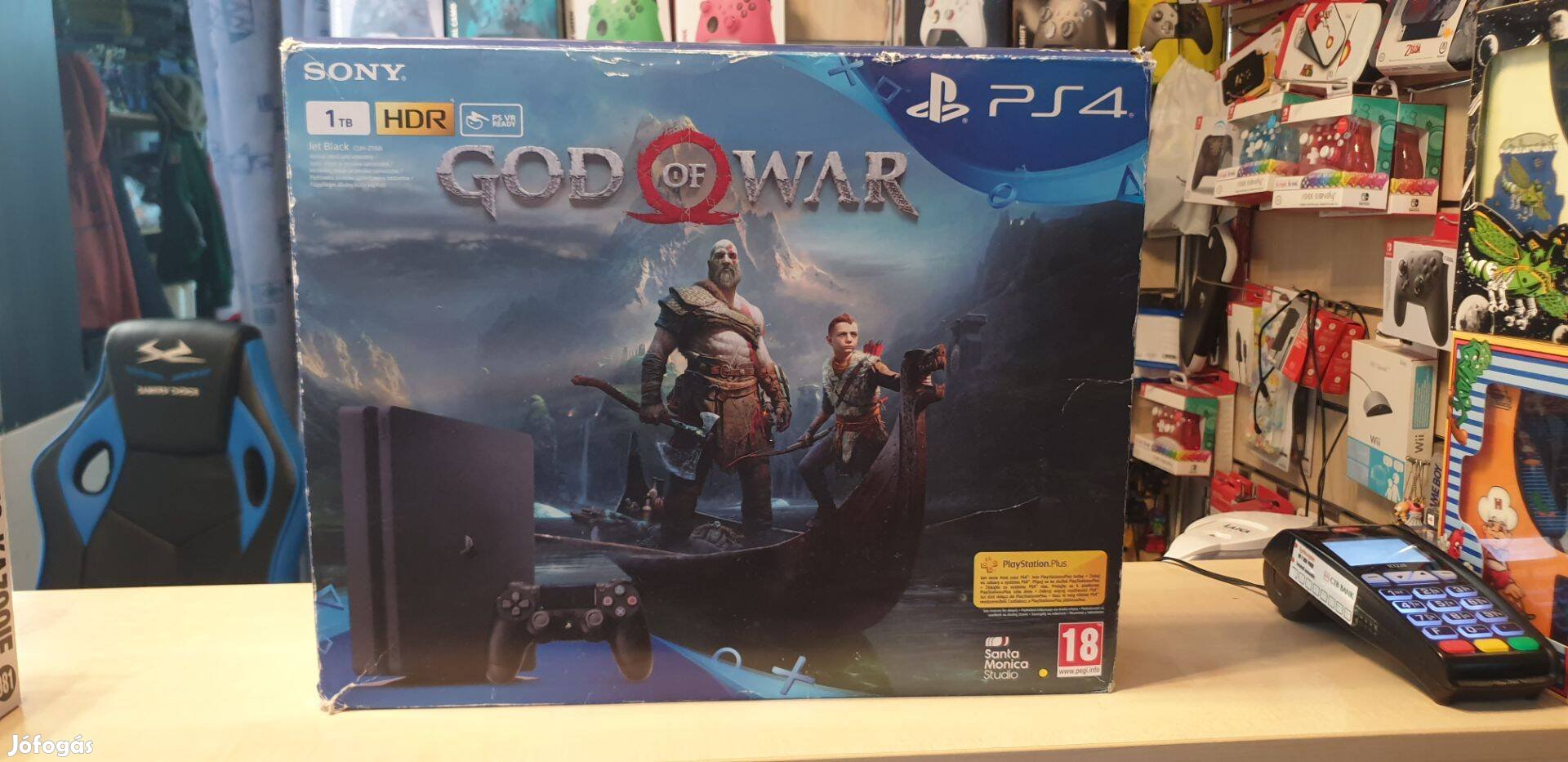 Playstation 4 Slim 1Tb + Fortnite Üzletből Garanciával