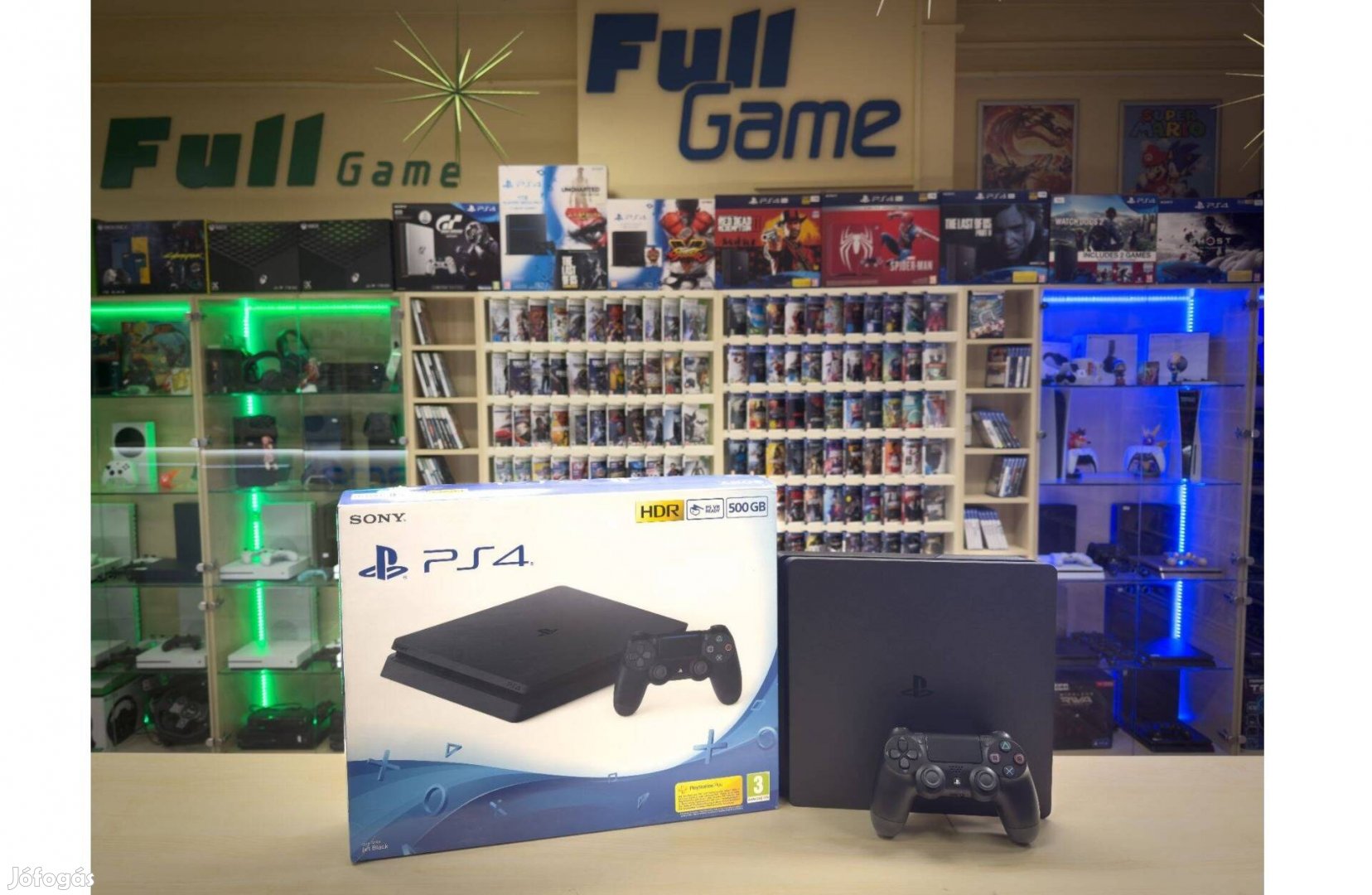 Playstation 4 Slim 500GB PS4 Slim 500GB garanciával konzol üzletből