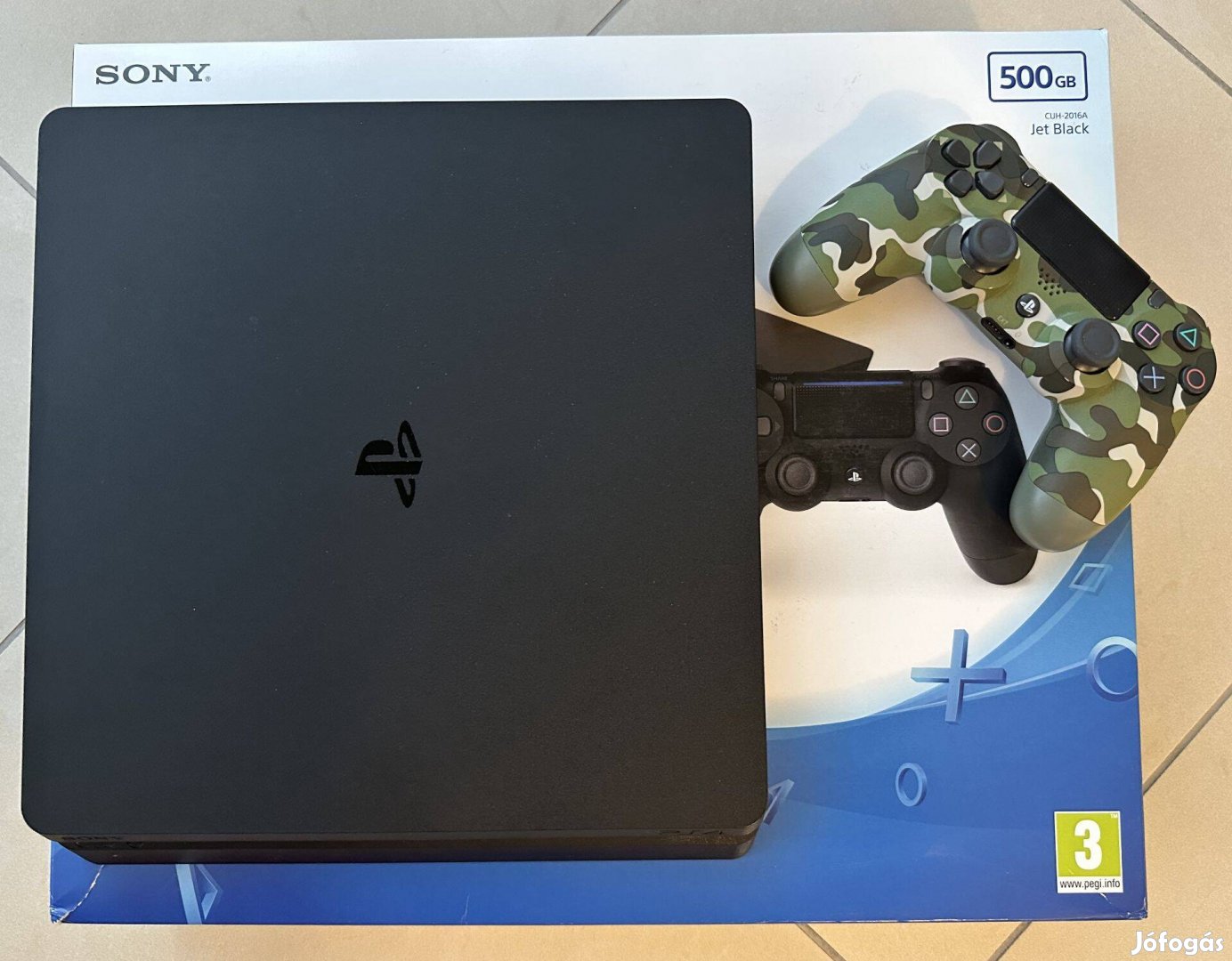 Playstation 4 Slim 500 GB PS4 konzol + kontroller