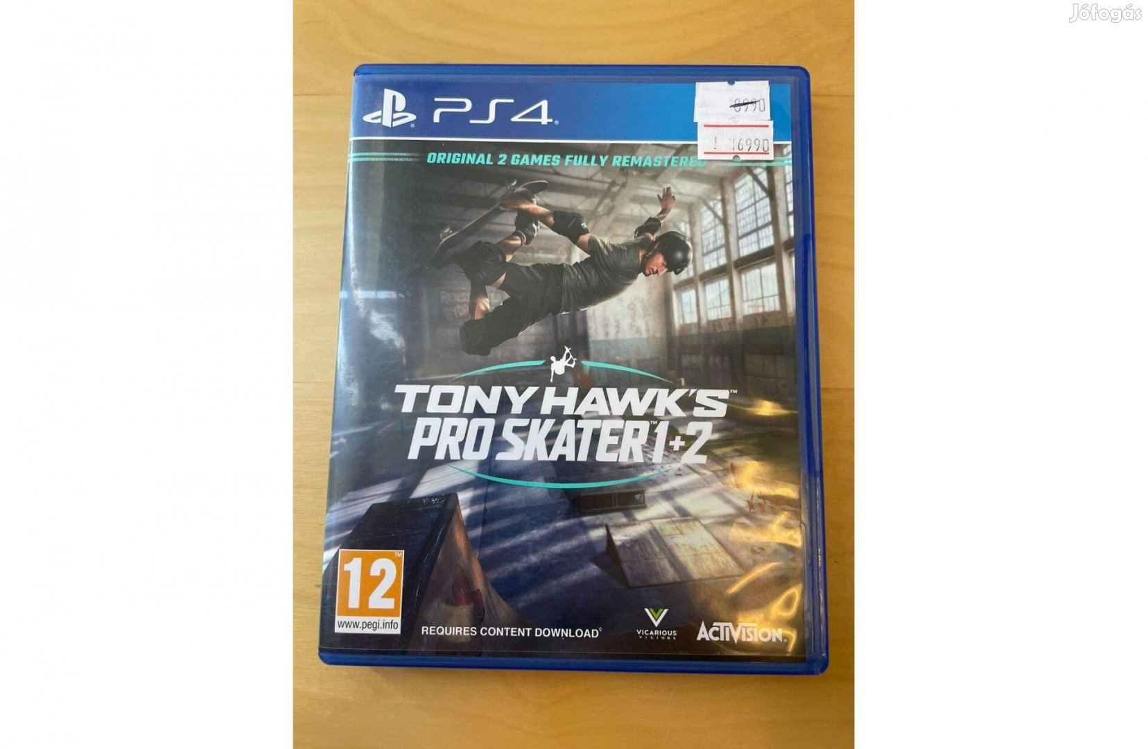 Playstation 4 Tony Hawk's Pro Skater 1+2 használt