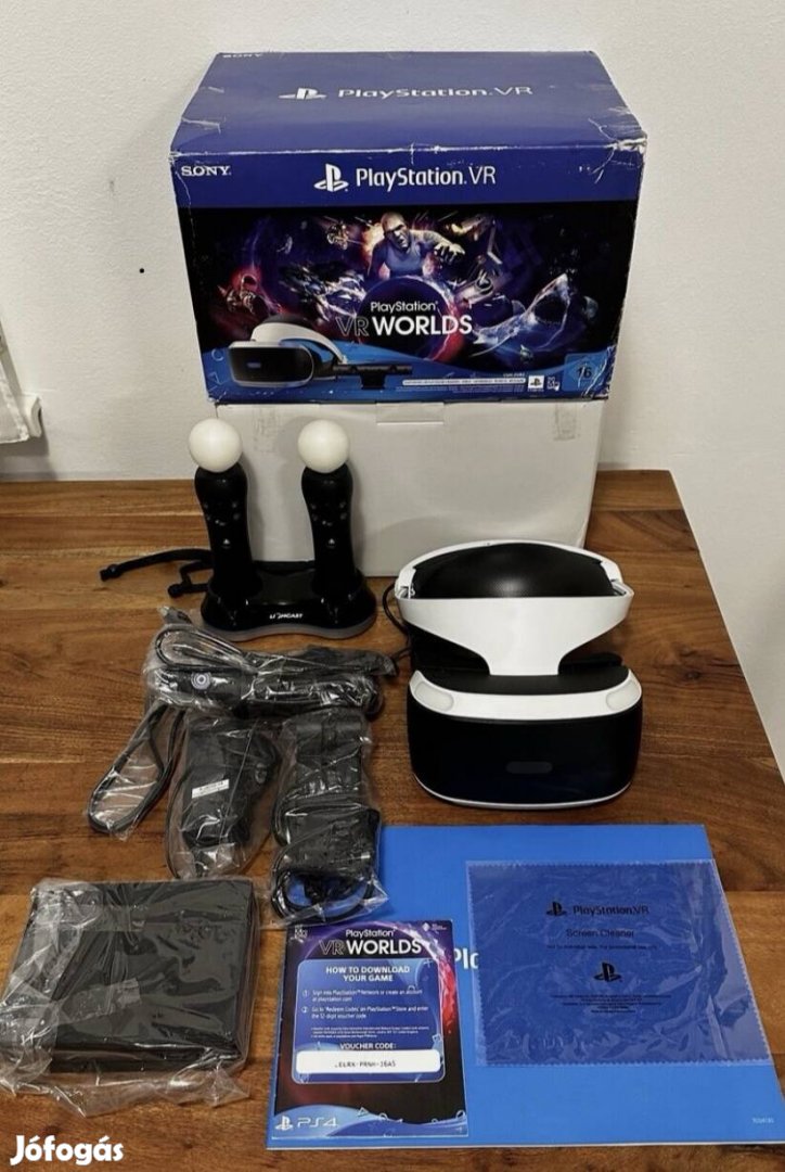 Playstation 4 VR Zvr2 újabbik típus komplett szett + Move szett