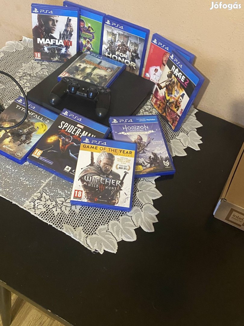 Playstation 4+ 10 db játék!