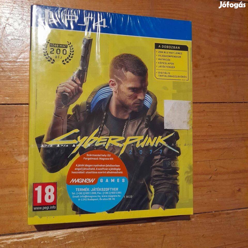 Playstation 4: Cyberpunk 2077 Fóliás limited edition játék