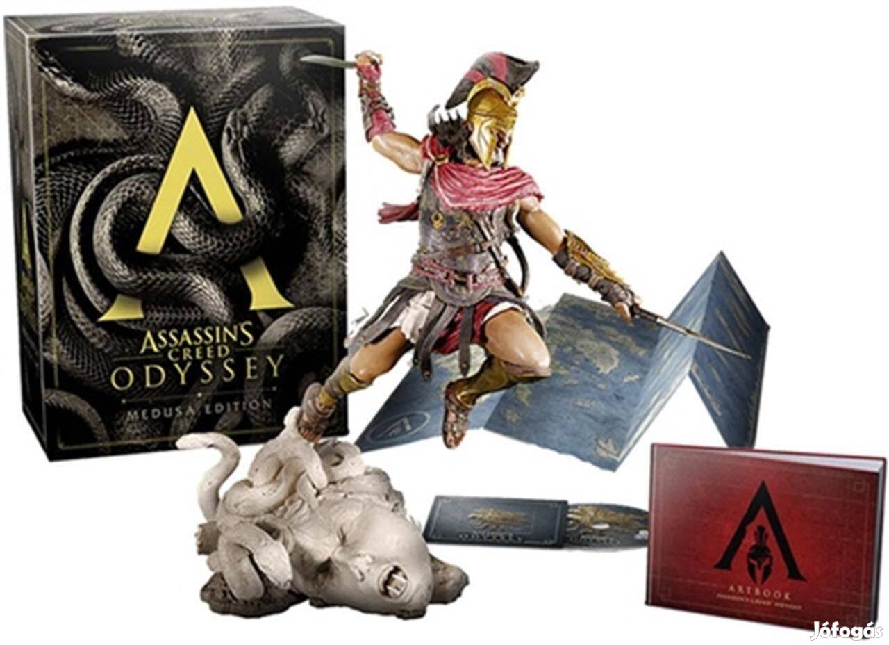 Playstation 4 játék Assassin's Creed Odyssey Medusa Ed. (Wstatue, Artb