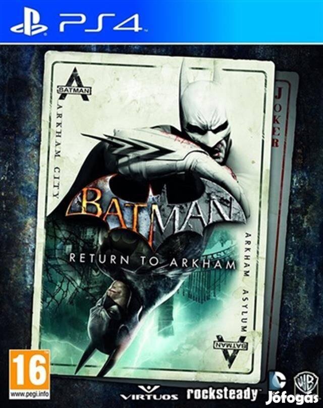 Playstation 4 játék Batman Return To Arkham (2 Disc) No DLC