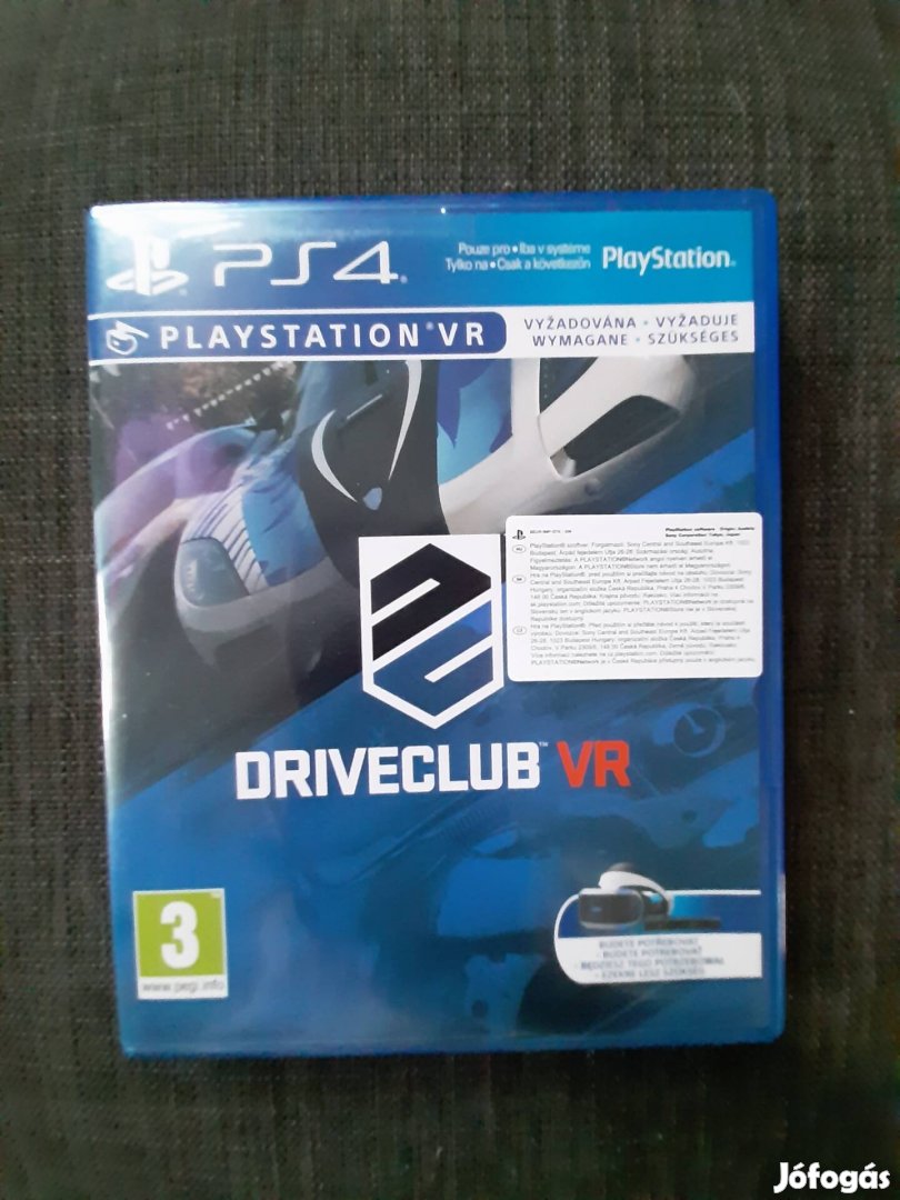 Playstation 4 játék Drive Club(Vr) Ps4 játék