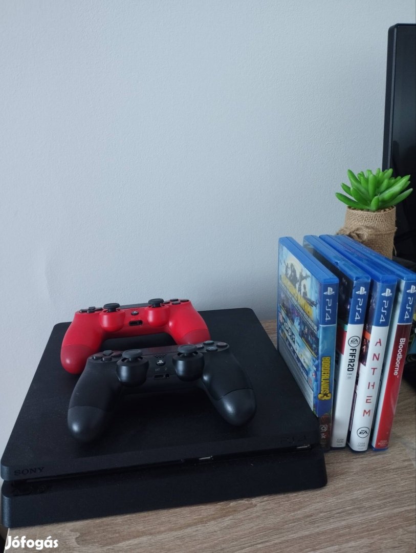 Playstation 4 slim 1tb 2 kar 11 játék