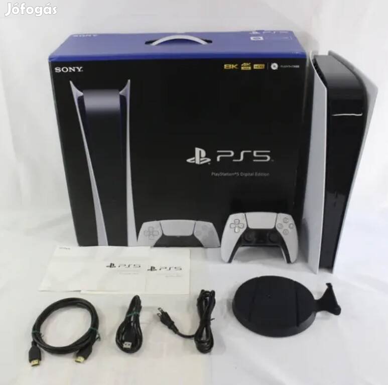 Playstation 5 Digital Edition PS5 Minden gyári tartozékkal
