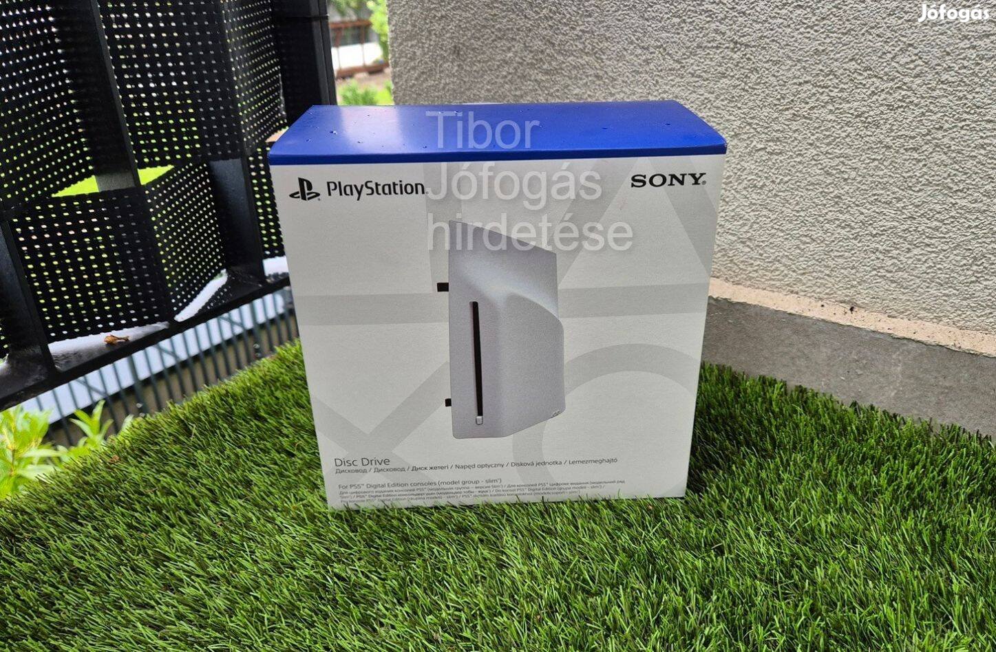 Playstation 5 Disc Drive (PS5 lemezmeghajtó) Új, bontatlan, 2 év gari