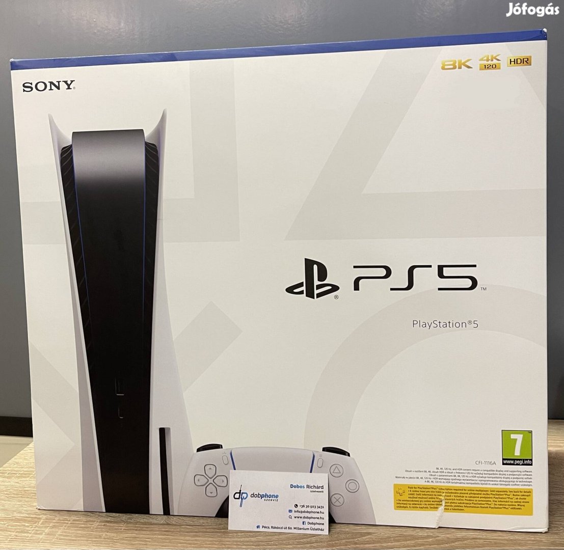 Playstation 5 Lemezes konzol Garanciális + ajándék játék
