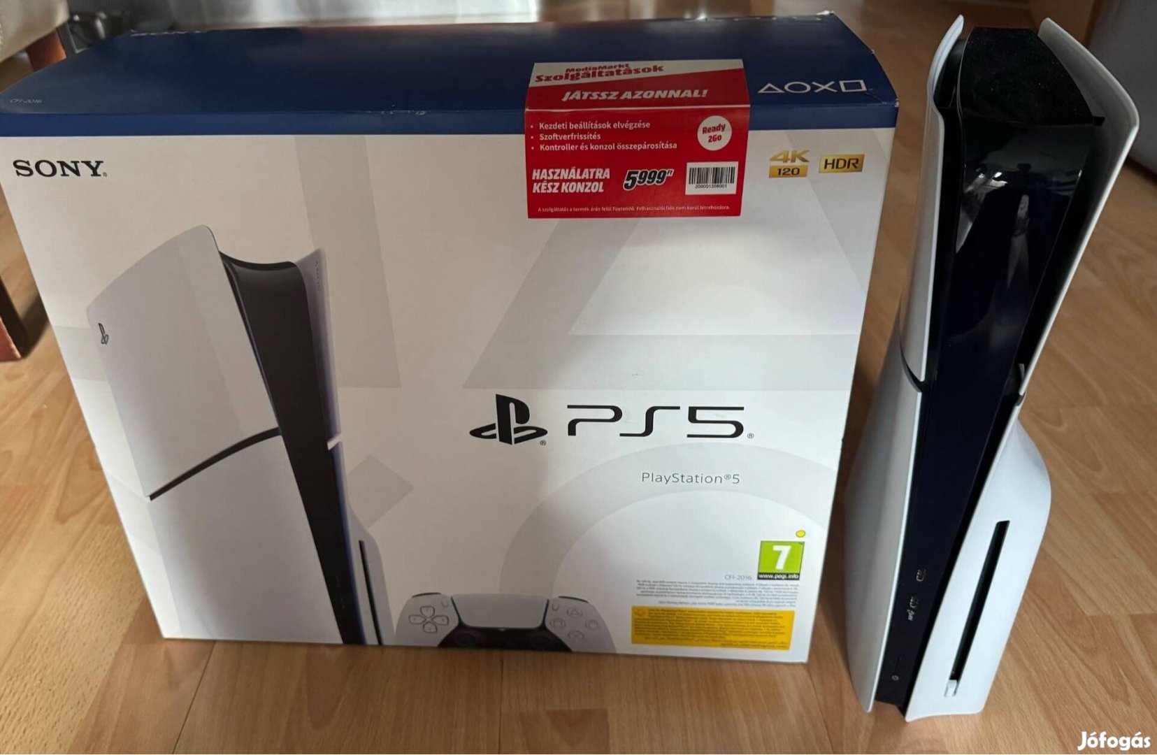 Playstation 5 Slim / lemezes / PS5 / 2 év garival