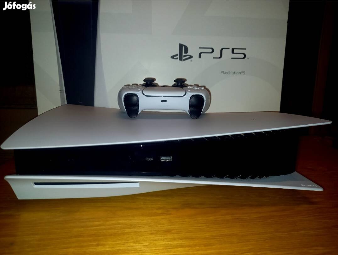 Playstation 5 (PS5) lemezes kiadás+1 kontroller+még 7 hónap garancia